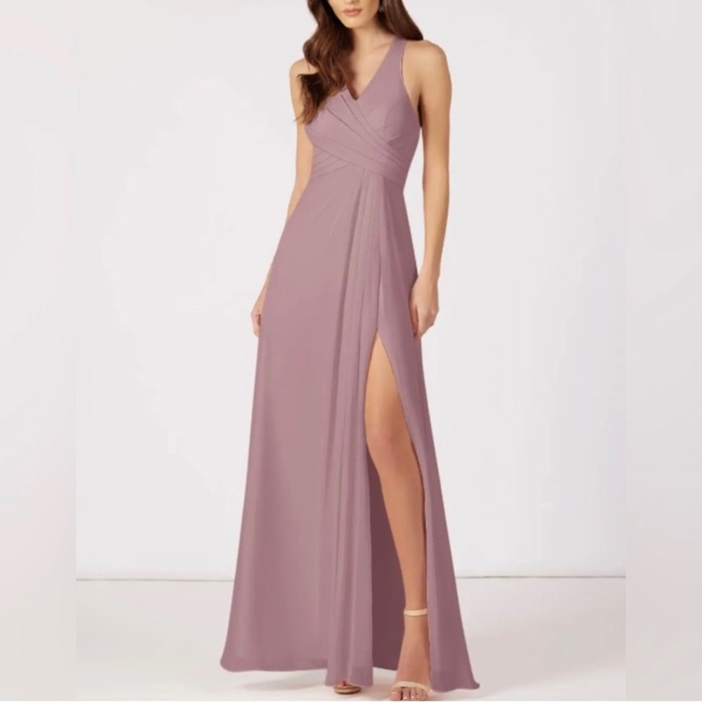I am selling a Azazie Bridesmaid Dress size 4. Dusty Rose is the exact color!